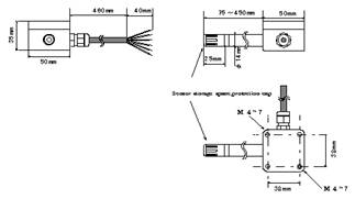 RH transmitter 2 DIMENSIONS